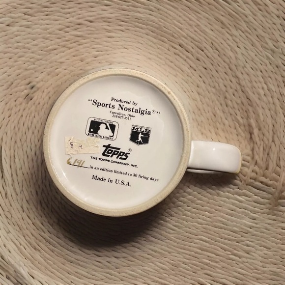 Jose Canseco Topps Rookie Card Sports Nostalgia Coffee Mug/Oakland A’s - Picture 12 of 17